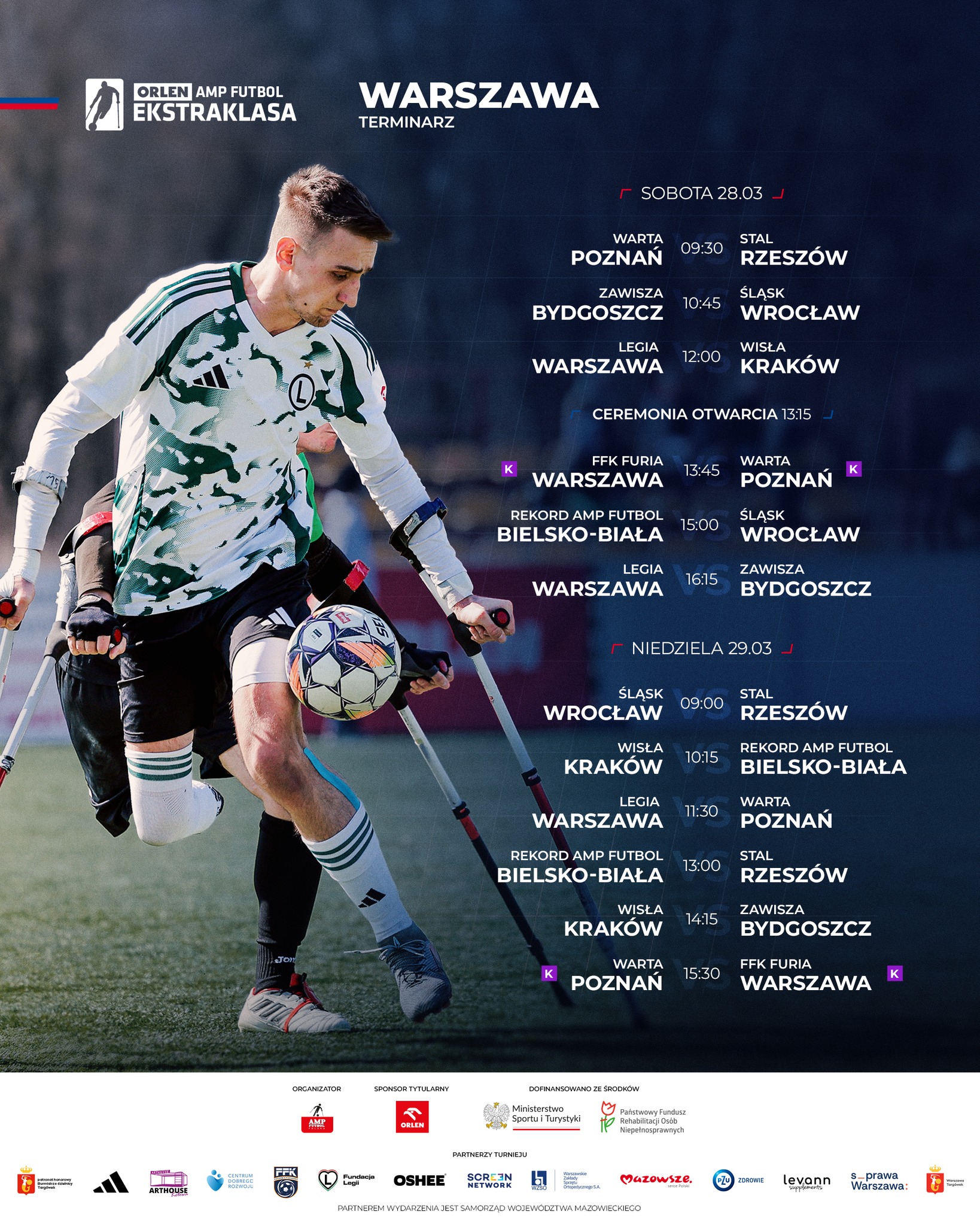 2026 03 27 ORLEN Amp Futbol Ekstraklasa zapowiedz 1 turnieju plakat